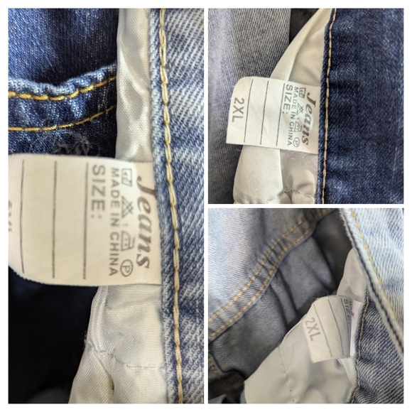 Denim Jeans Triple Waist Size S-M (runs small) Measurements in Descripti… - Picture 14 of 15